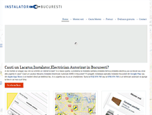 Tablet Screenshot of instalator-bucuresti.ro